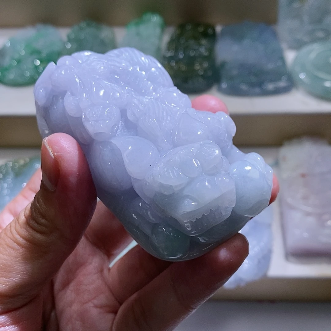 【闪购商品】翡翠颈饰未镶嵌貔貅