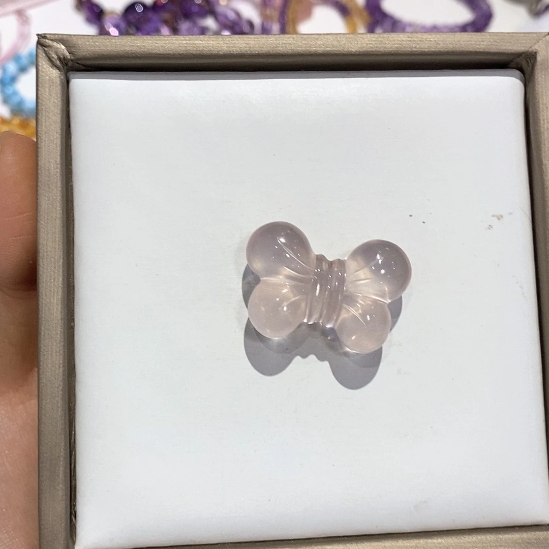 水晶珠宝半成品未镶嵌吊坠