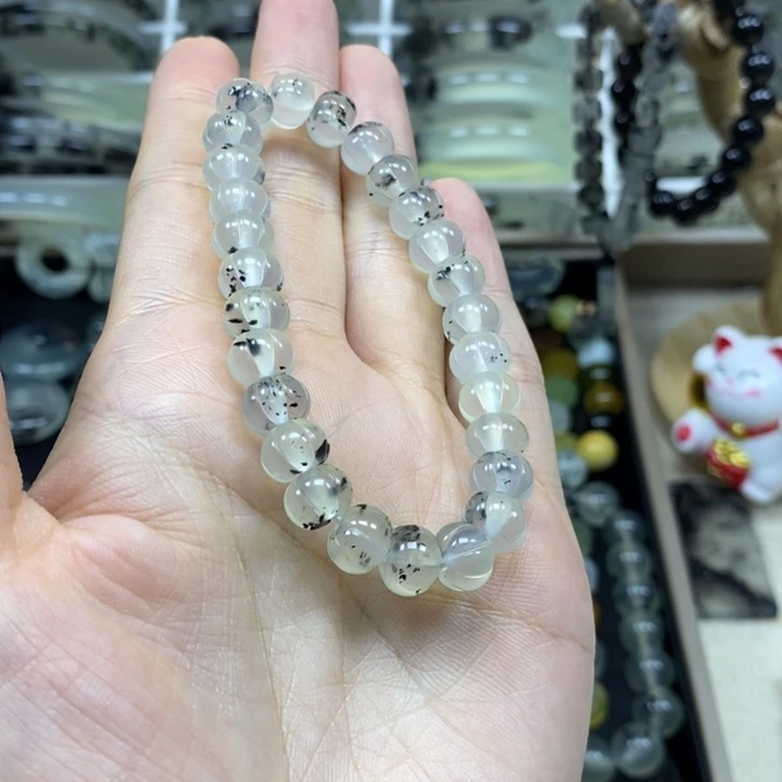 蛇纹石玉未镶嵌手链