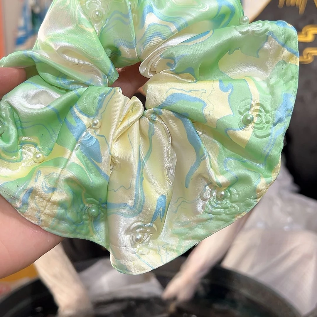 392精品圆饼发圈手作