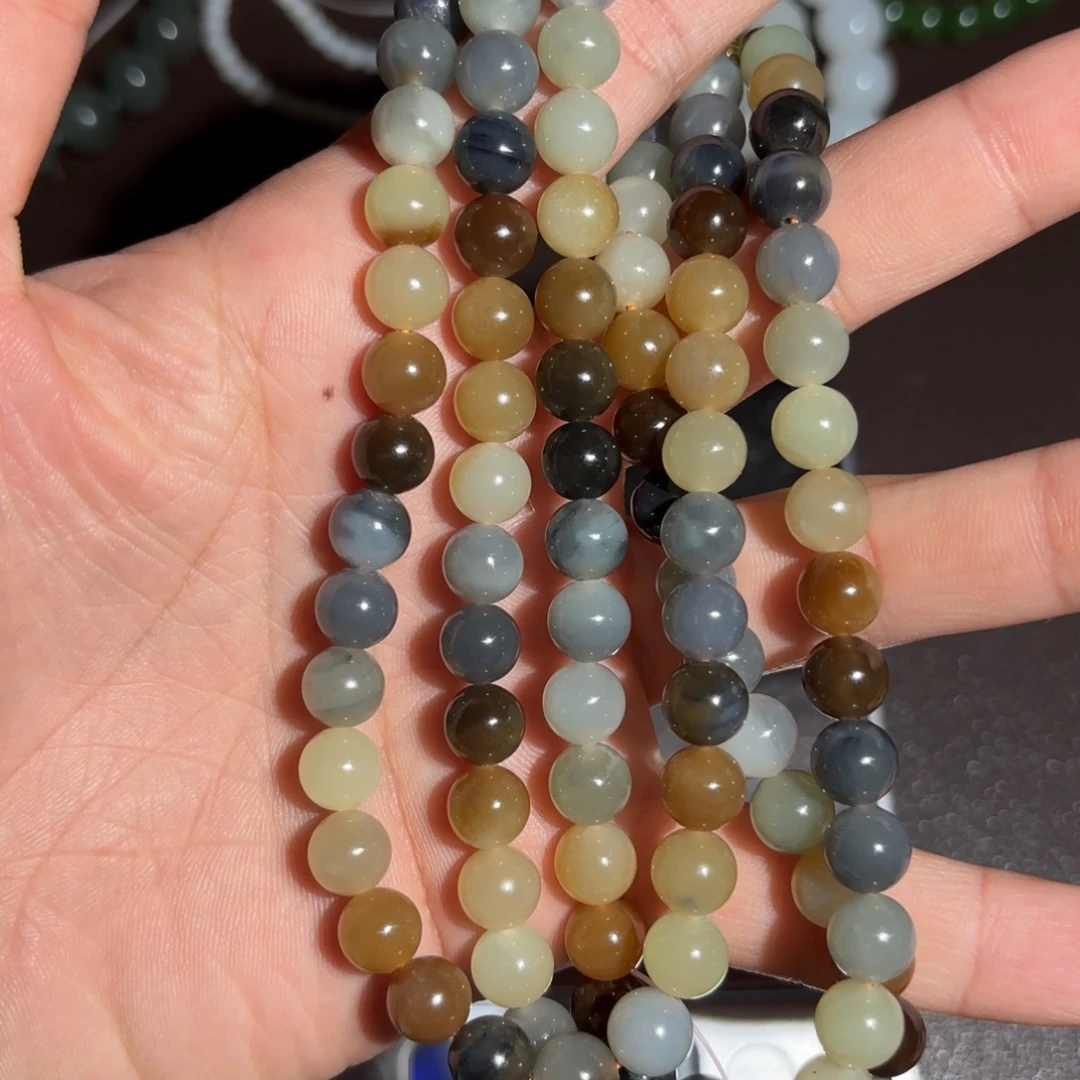 和田玉未镶嵌手链