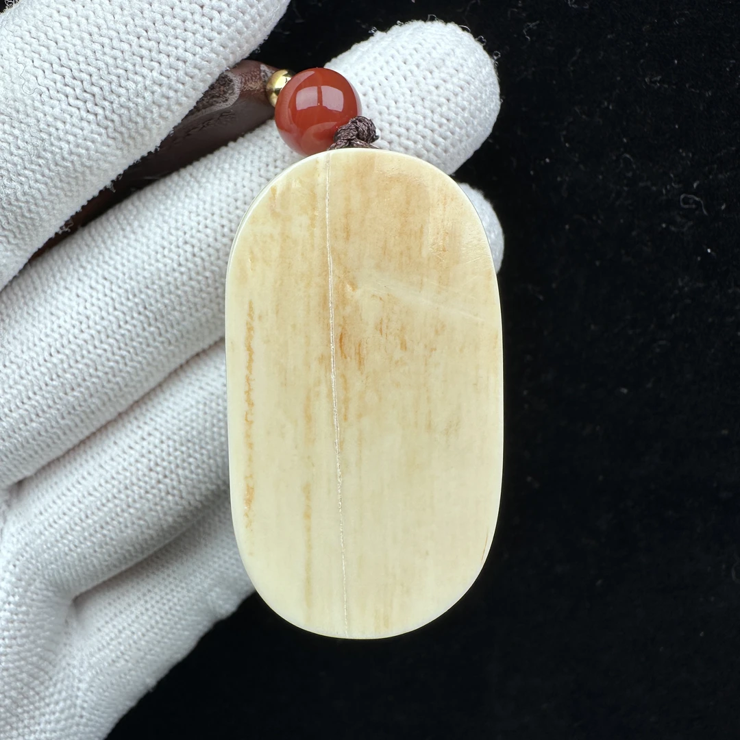 P6789天然猛犸牙肥皂24x42x18mm支持鉴定 假一罚四