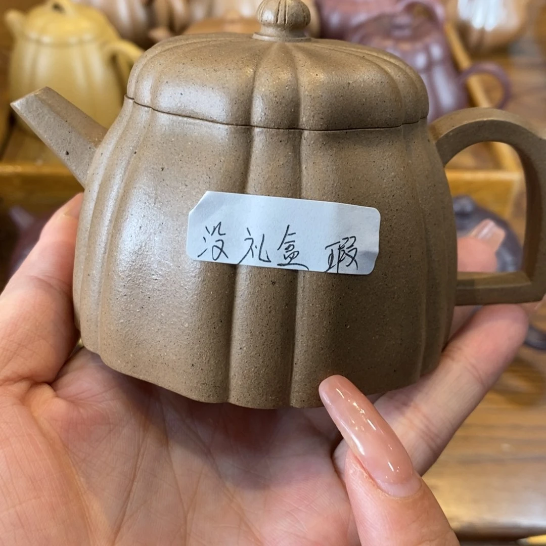 茶壶紫砂原矿泥料手工壶直播间