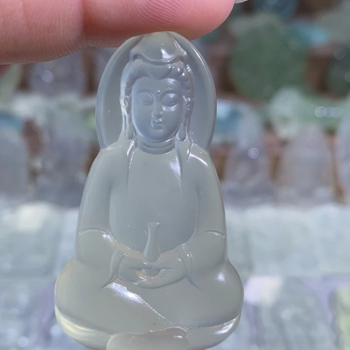 岫玉未镶嵌吊坠吊坠