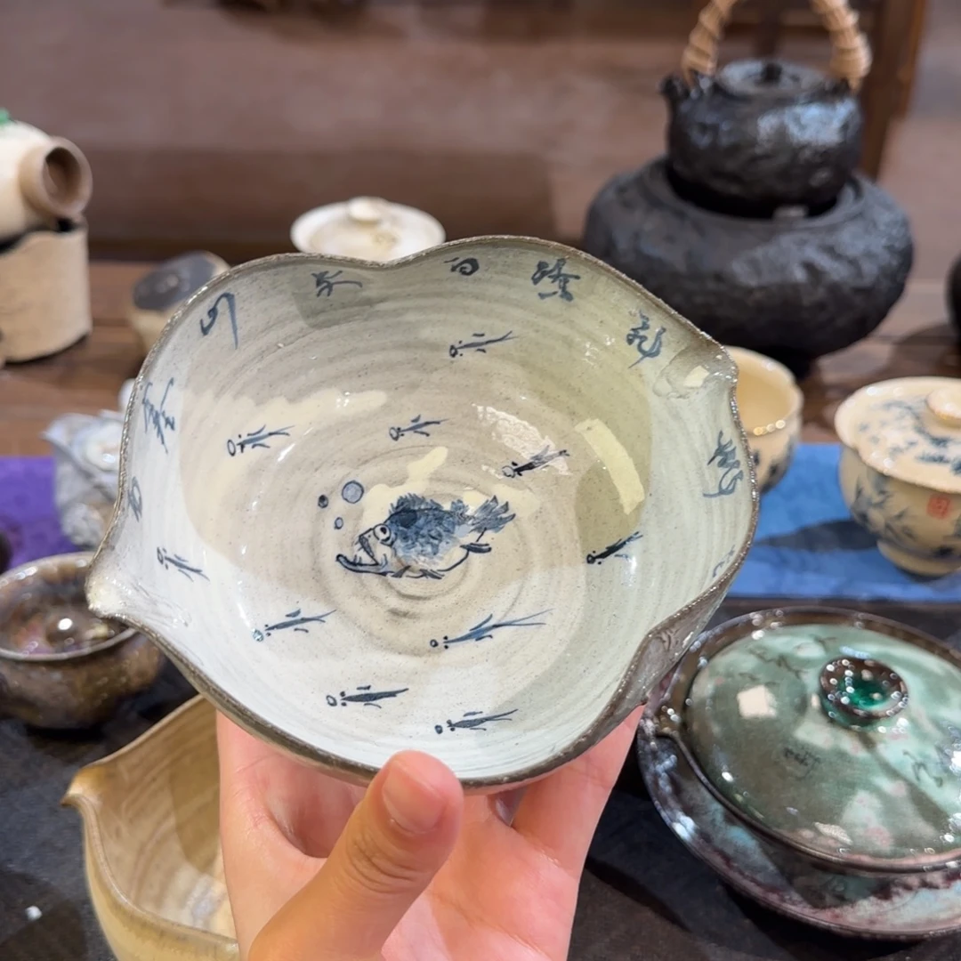 ****兮景德镇手作器皿了