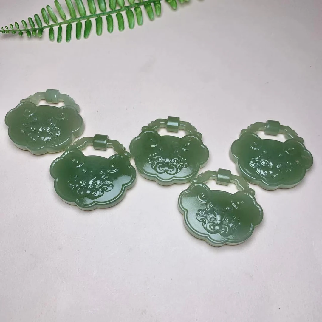 【小迪补贴】和田玉祥云锁吊坠多样性发货拍一发一(04）