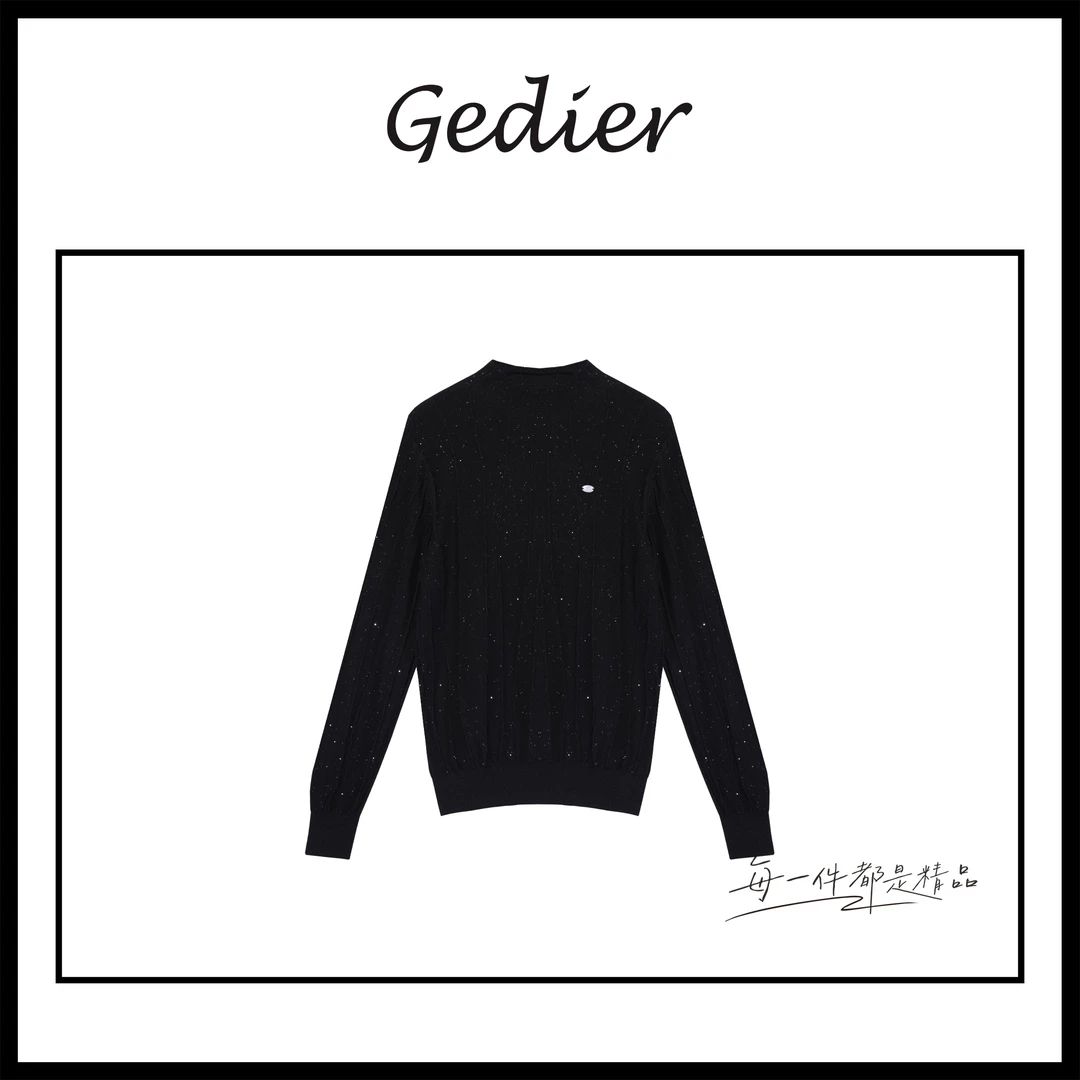 【歌蒂尔Gedier】女士条纹百搭毛衣 XGF50268Y