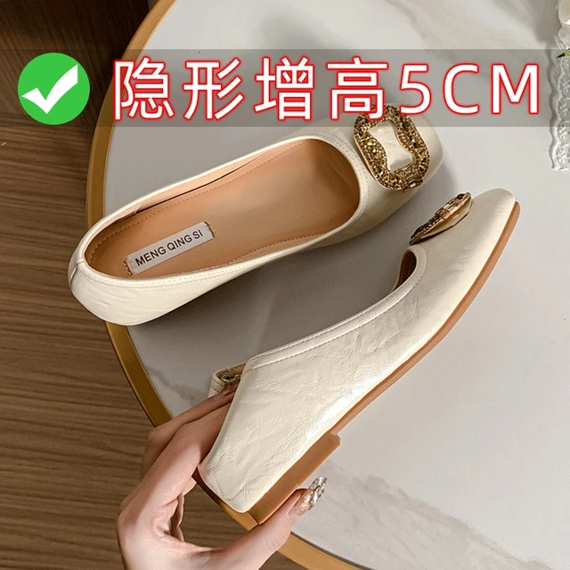 小个子增高小码女鞋313233气质法式单鞋女2025新款春秋软底不累脚