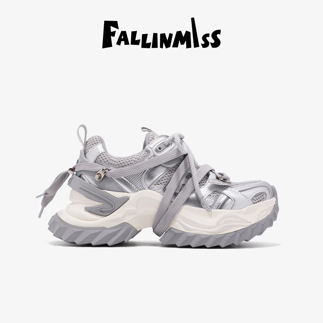 【张碧晨同款】非谜银河系列老爹鞋女25年春新款厚底潮流舒适百搭*