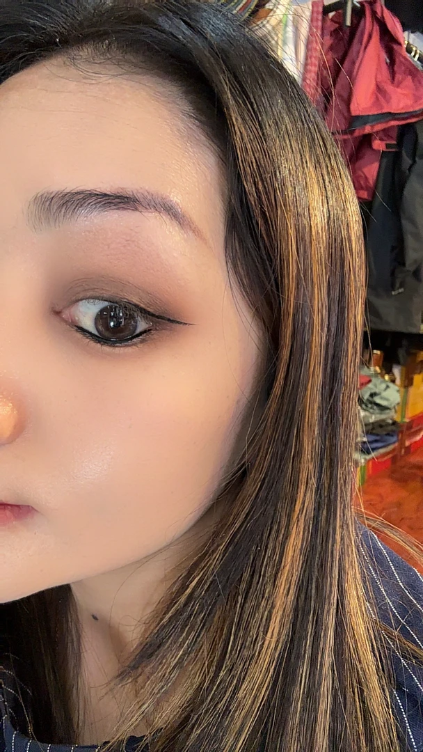 半年抛大直径欧美风混血款彩色隐形眼镜（火柴眼线）