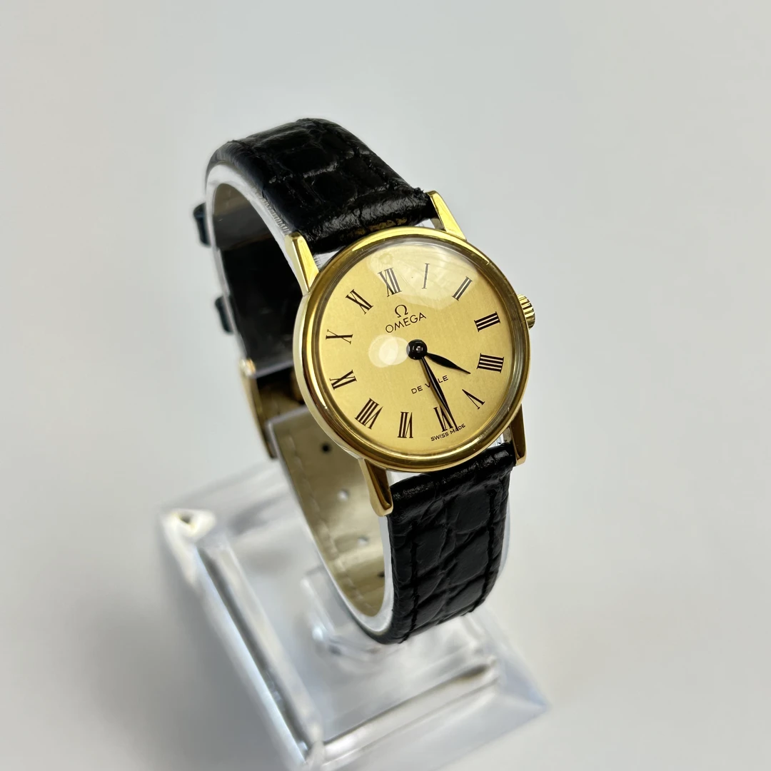 95新 Omega/欧米茄 欧米茄C/D2075/手动机械瑞士名表/表径24.5mm