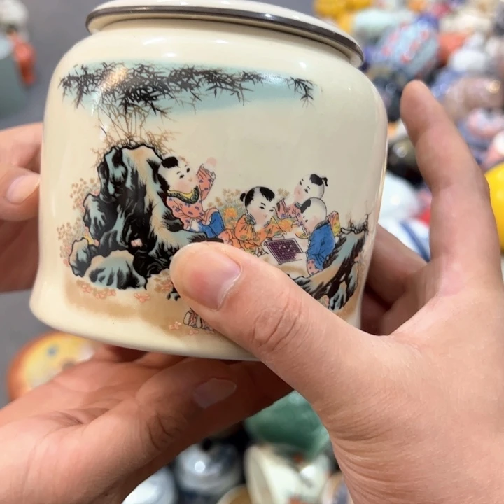 瑕疵福利品陶瓷茶叶罐