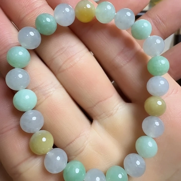 翡翠未镶嵌手串8mm左右