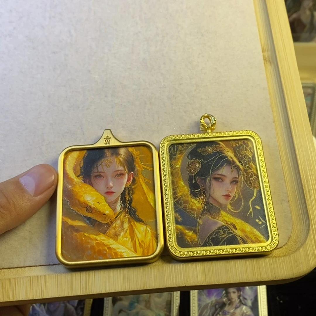 吊坠黄蟒唐卡男女同款