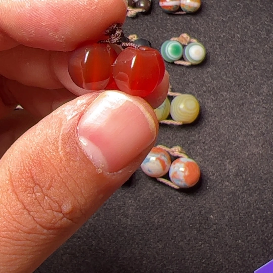 好***莲玛瑙/玉髓未镶嵌配饰