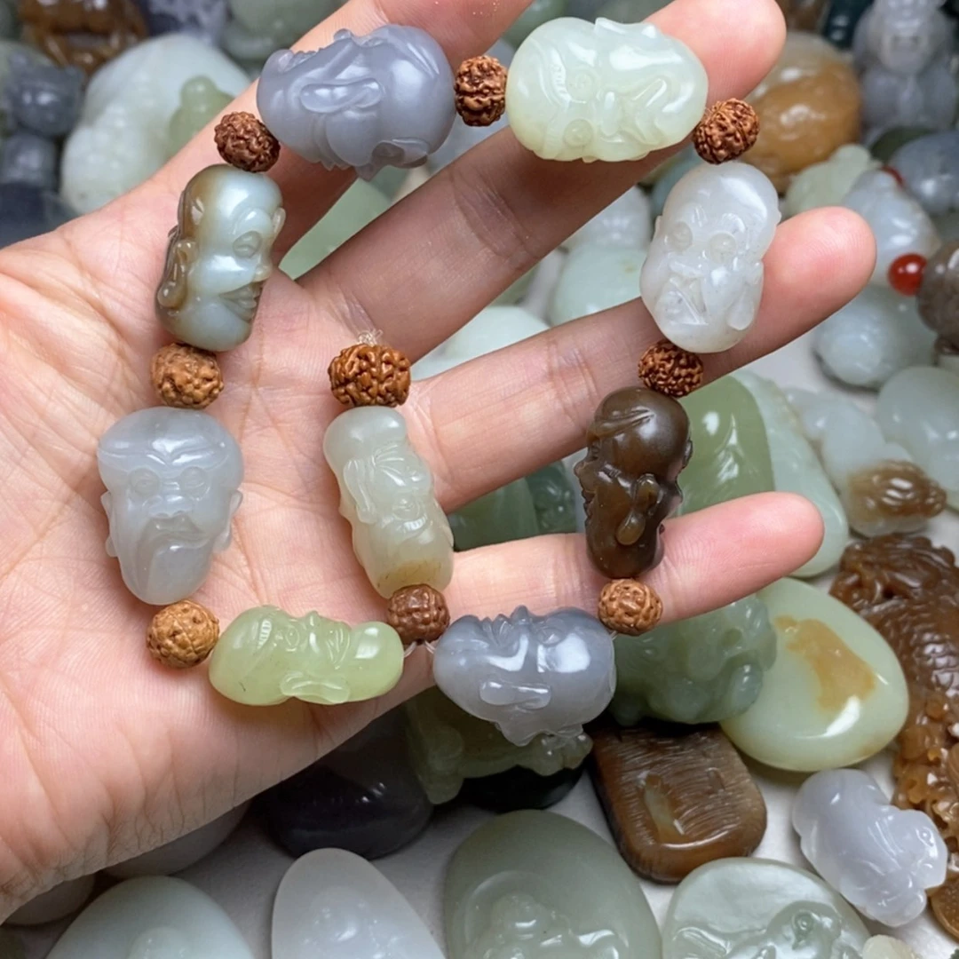 【闪购商品】和田玉未镶嵌挂件铁***“