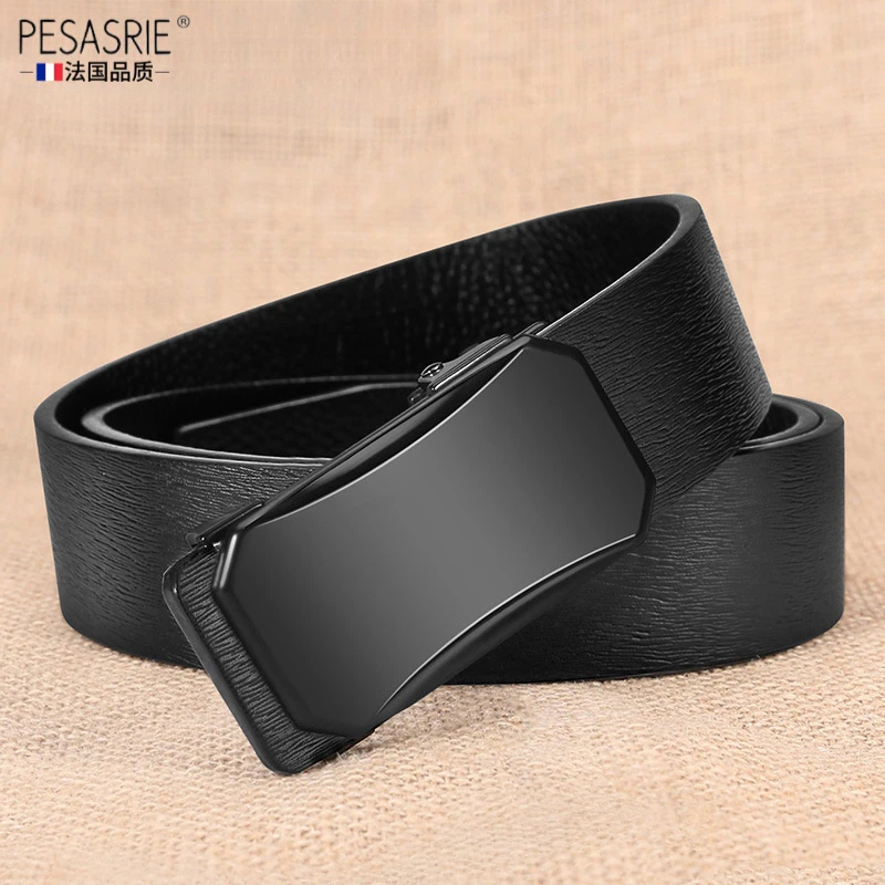 男士皮带奢侈品商务百搭自动扣腰带时尚正装送礼裤带父亲节礼物