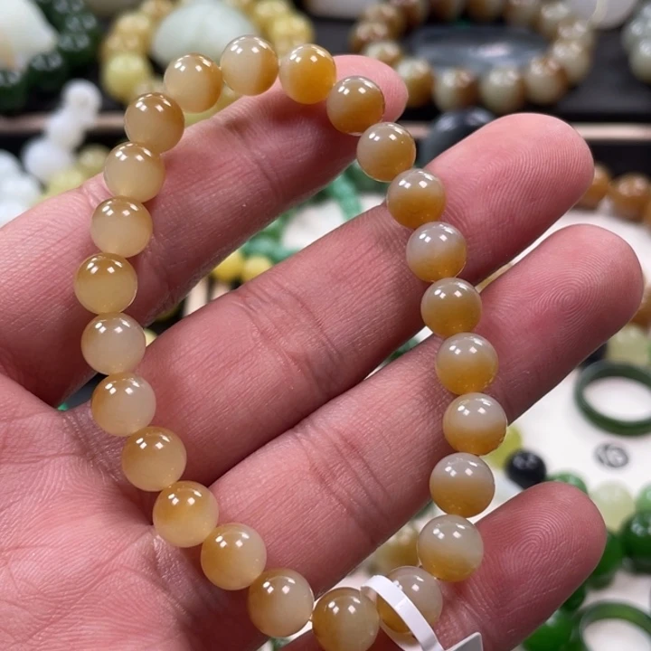 和田玉未镶嵌手串