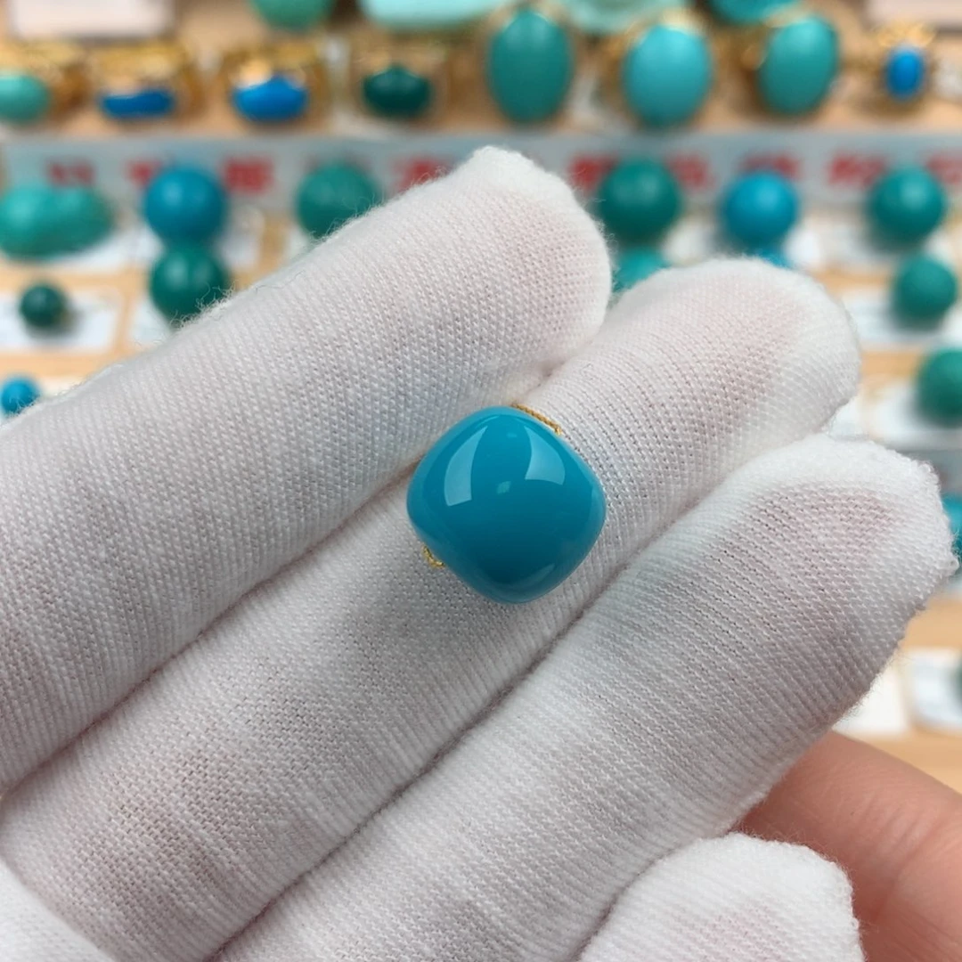 绿松石未镶嵌配饰11.8-10.7