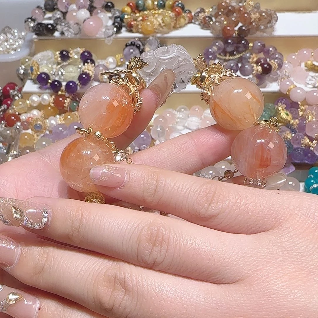 水晶手链未镶嵌吧