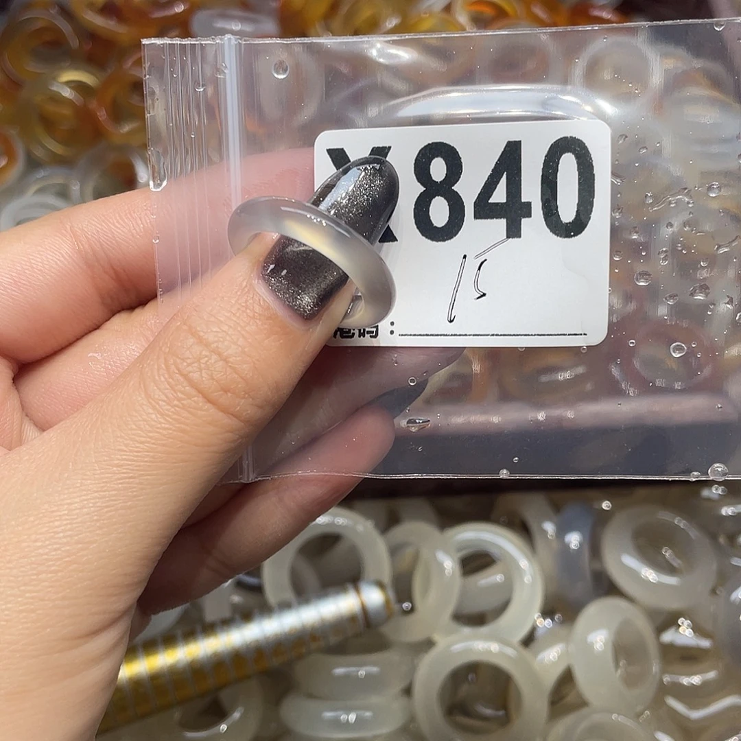 玛瑙/玉髓未镶嵌戒指840