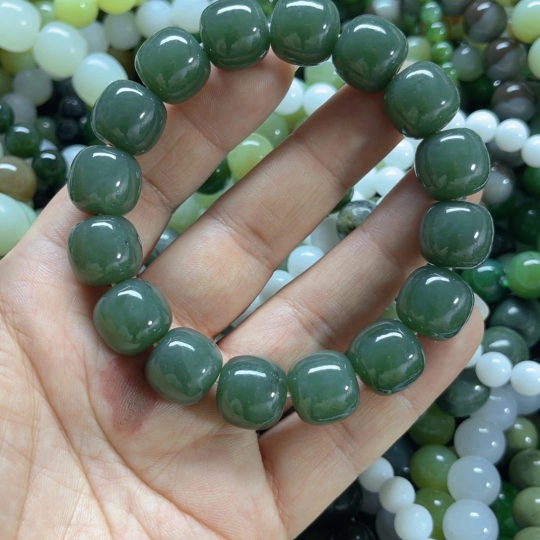 和田玉手链未镶嵌