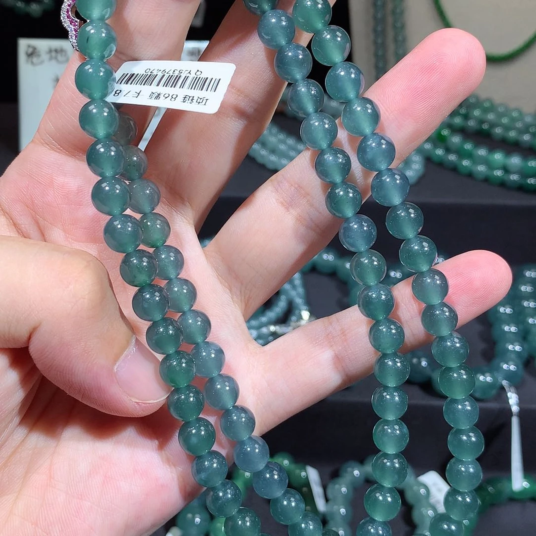 未镶嵌手链翡翠天然a货翡翠项链7.8