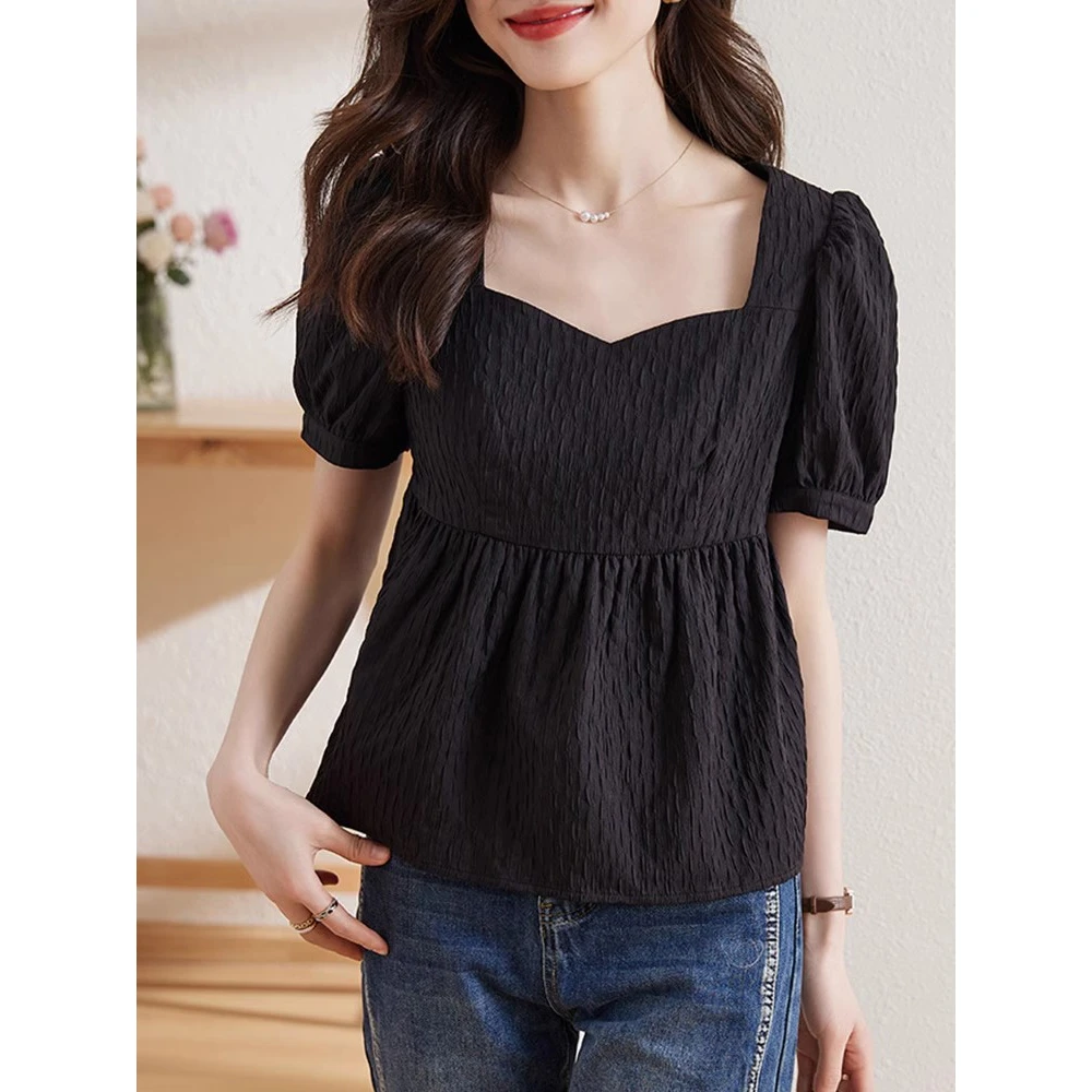 母亲节洋气衣服别致漂亮小衫桃花衫上衣打底衫女款2025新款高贵