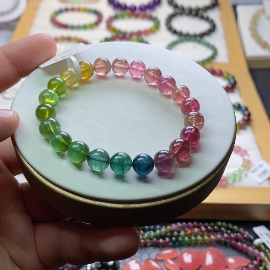 碧玺碧玺手链未镶嵌