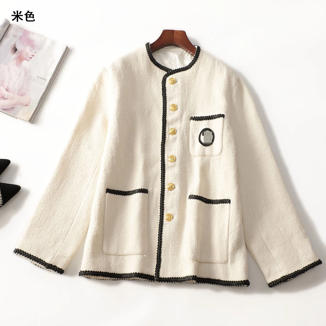 247297冬中长款长袖单排扣外套