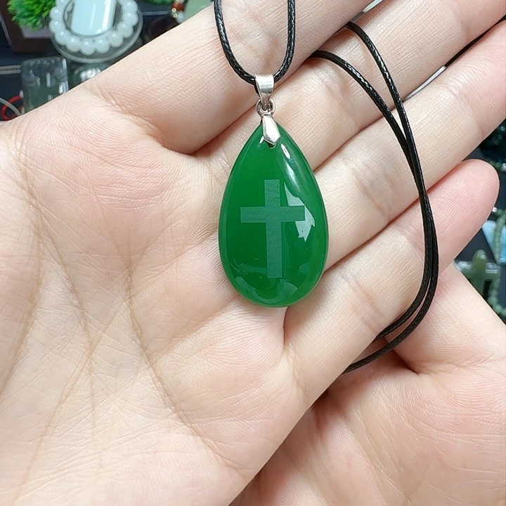 玛瑙/玉髓颈饰银S925镶嵌