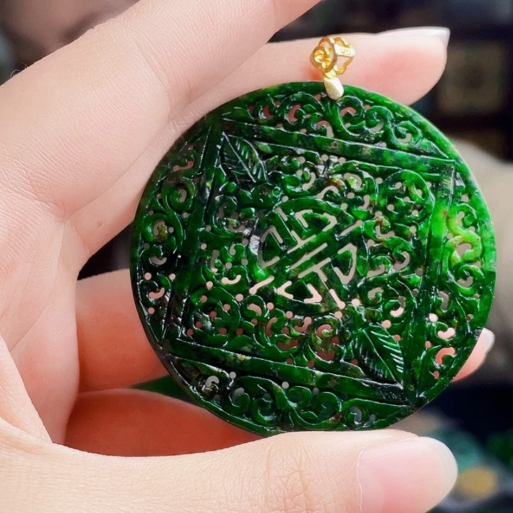 翡翠银S925镶嵌颈饰多样性