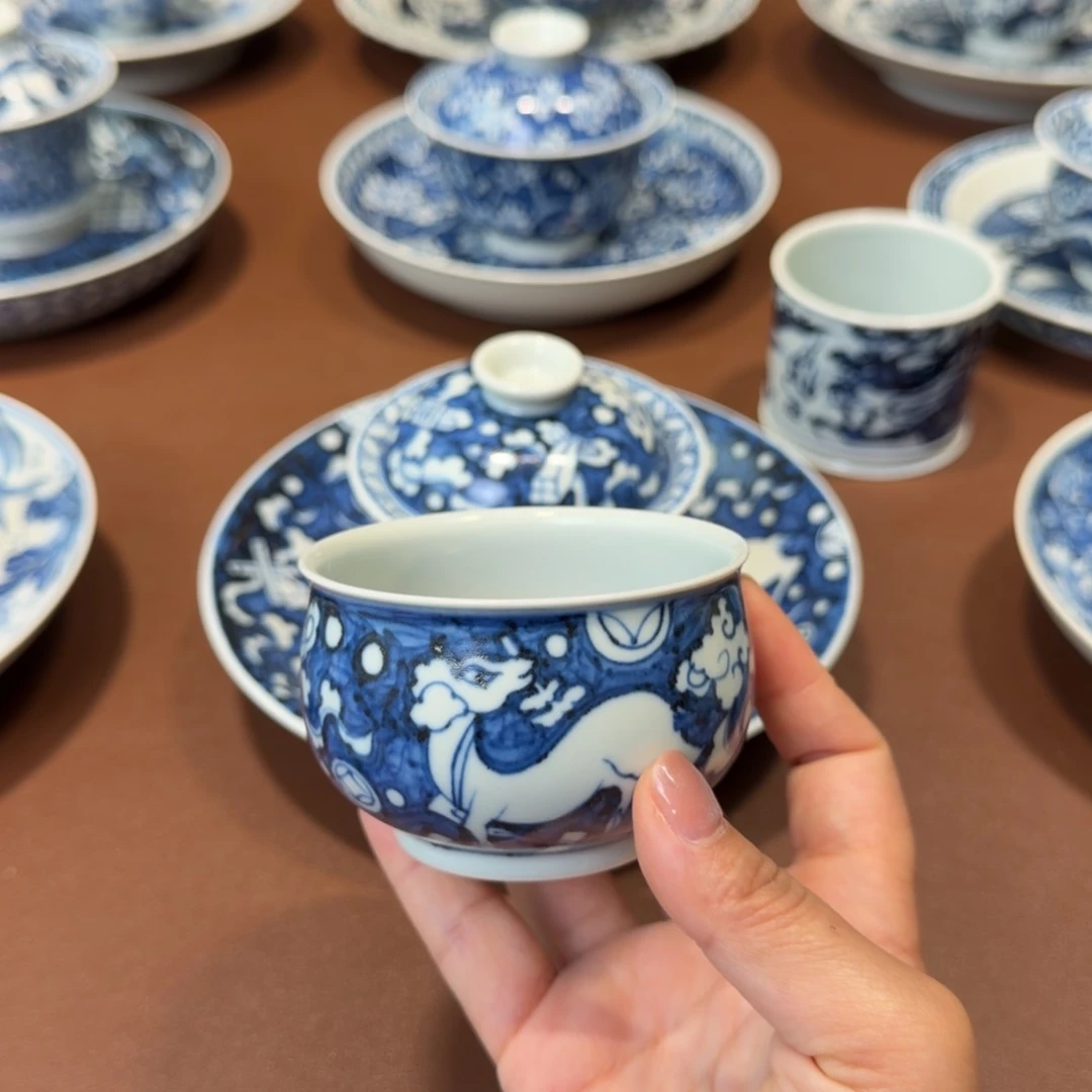 手工手绘茶具主人杯