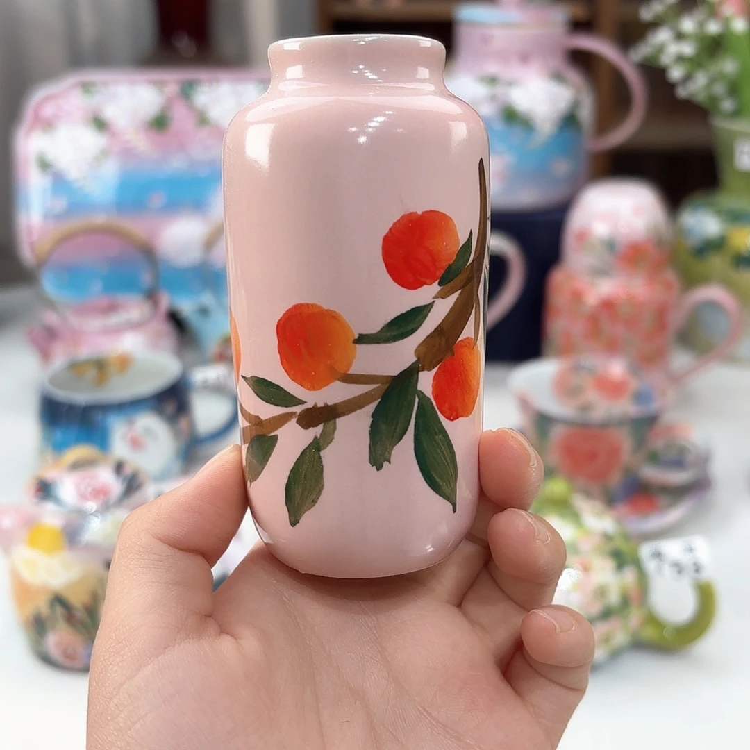 景德镇手绘高温釉下彩陶瓷茶具