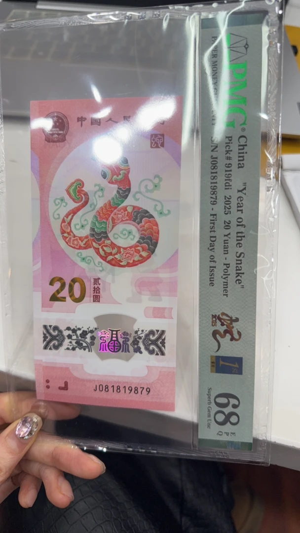 蛇年纪念钞081819879