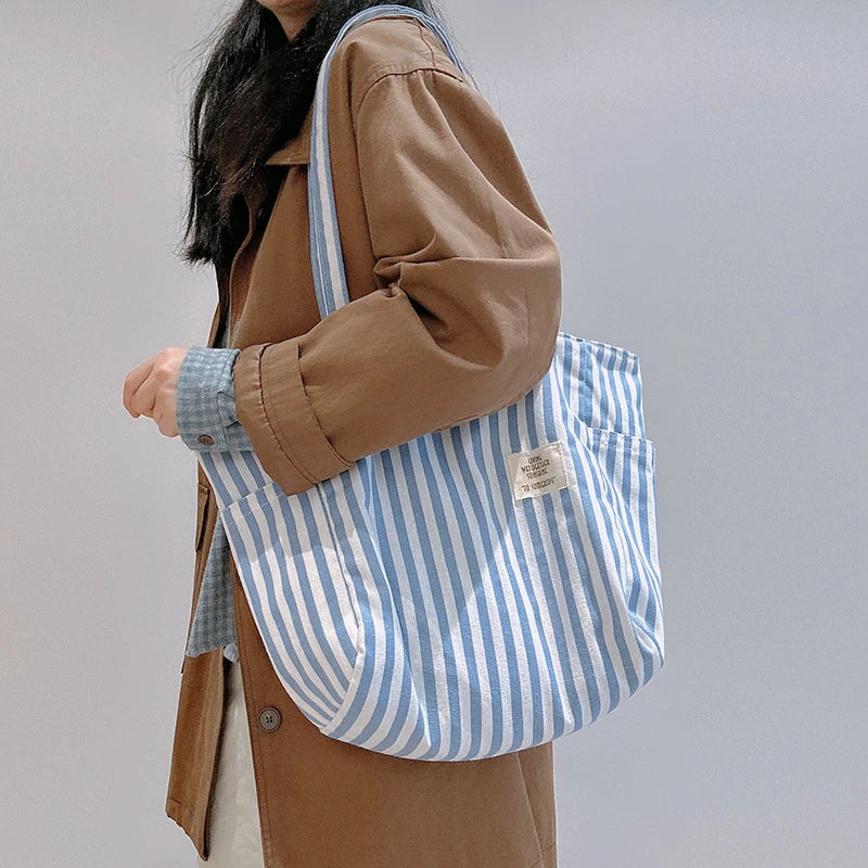 三色补丁海岸线日记单肩包2025夏文艺休闲托特包百搭小众风购物袋