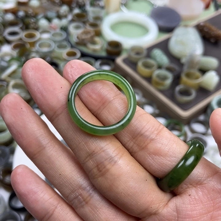 未镶嵌和田玉珠宝半成品稚*