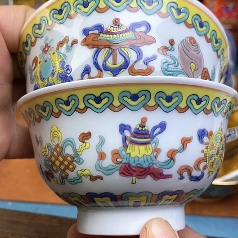 景德镇陶瓷藏式茶碗
