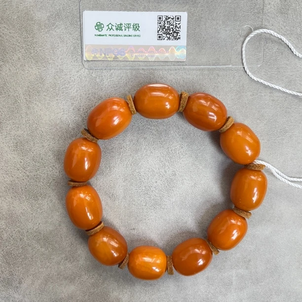 蜜蜡枣珠精品手串 YZ1521［燕赵造物司］
