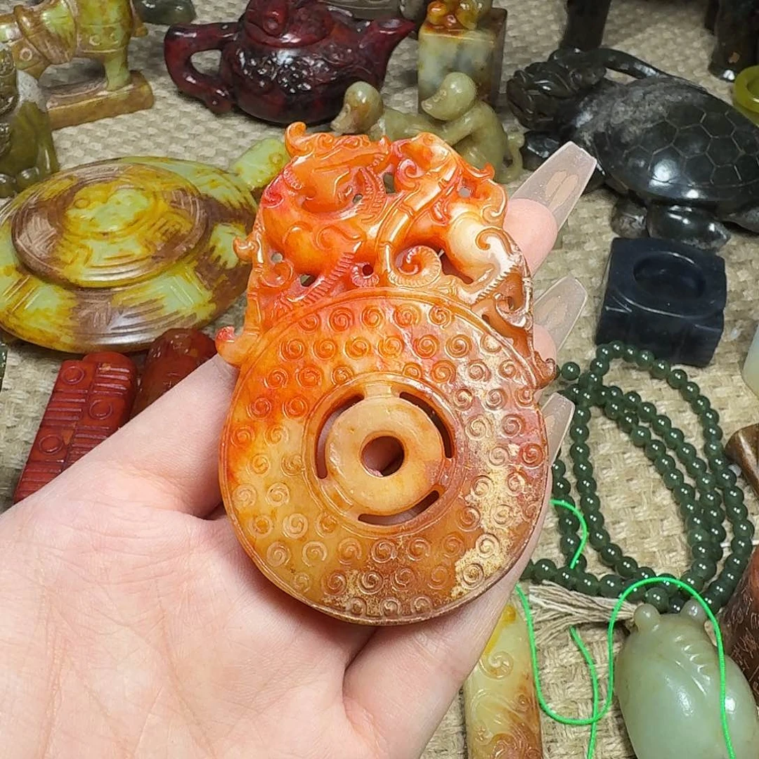 白玉菩提吊坠挂件