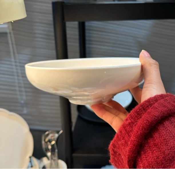 7.8英寸古形碗乳白色钵子碗家用碗