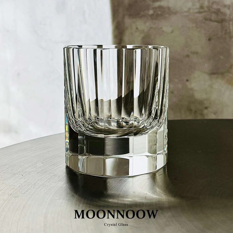 威士忌酒杯高级感无铅K9水晶杯洋酒杯江户切子高档玻璃杯子送礼