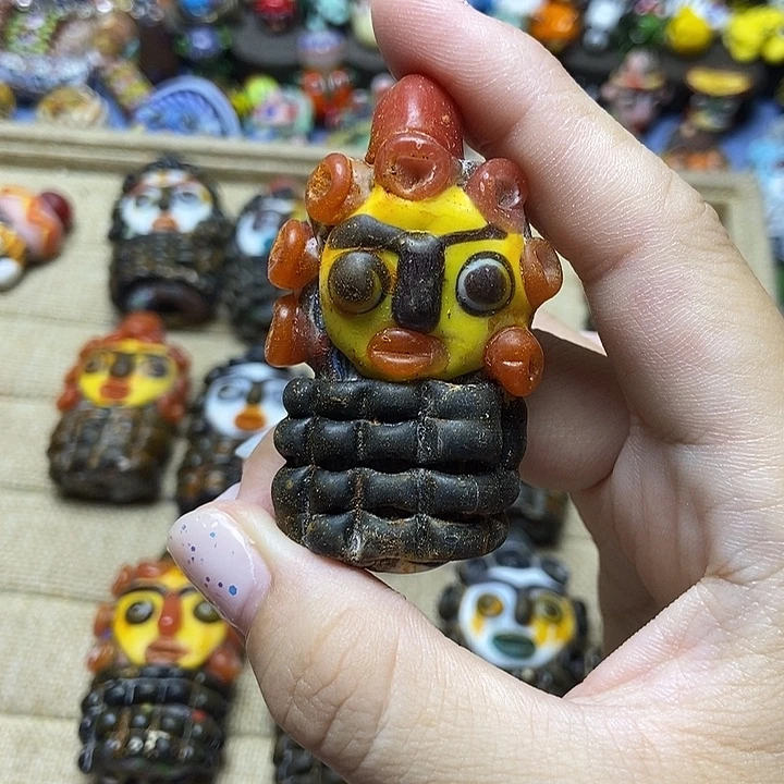 颈饰琉璃新款玉米娃06