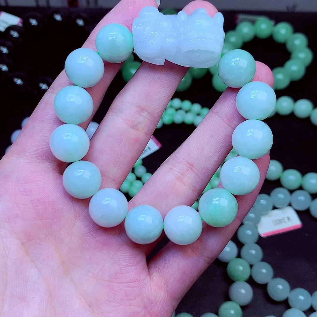 翡翠未镶嵌毛衣链