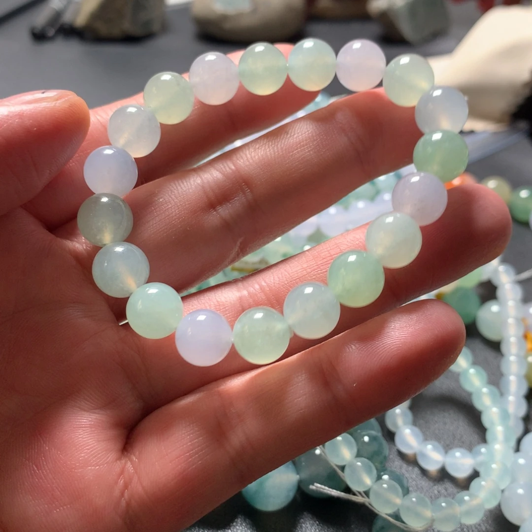 定制翡翠未镶嵌卡10 19颗