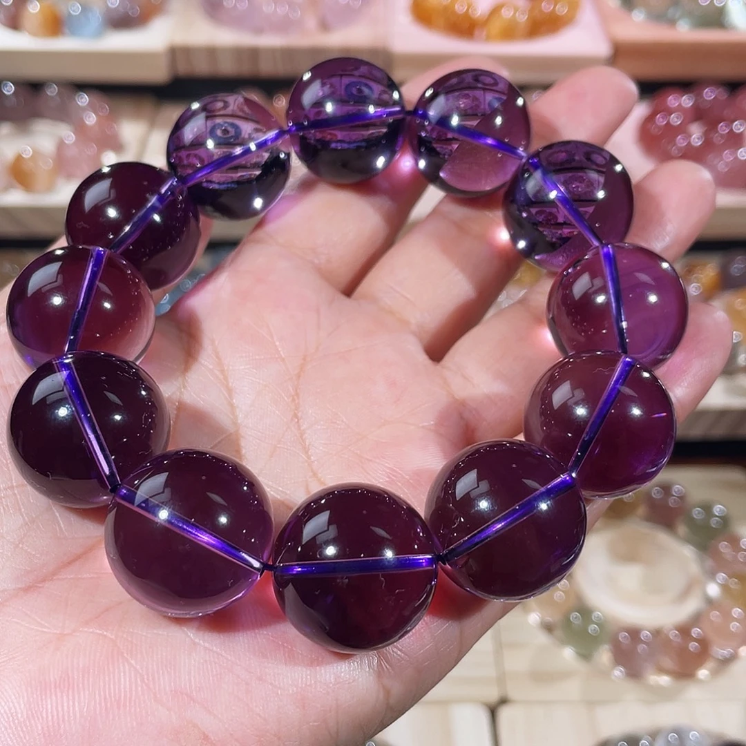 未镶嵌手链水晶紫水晶手链