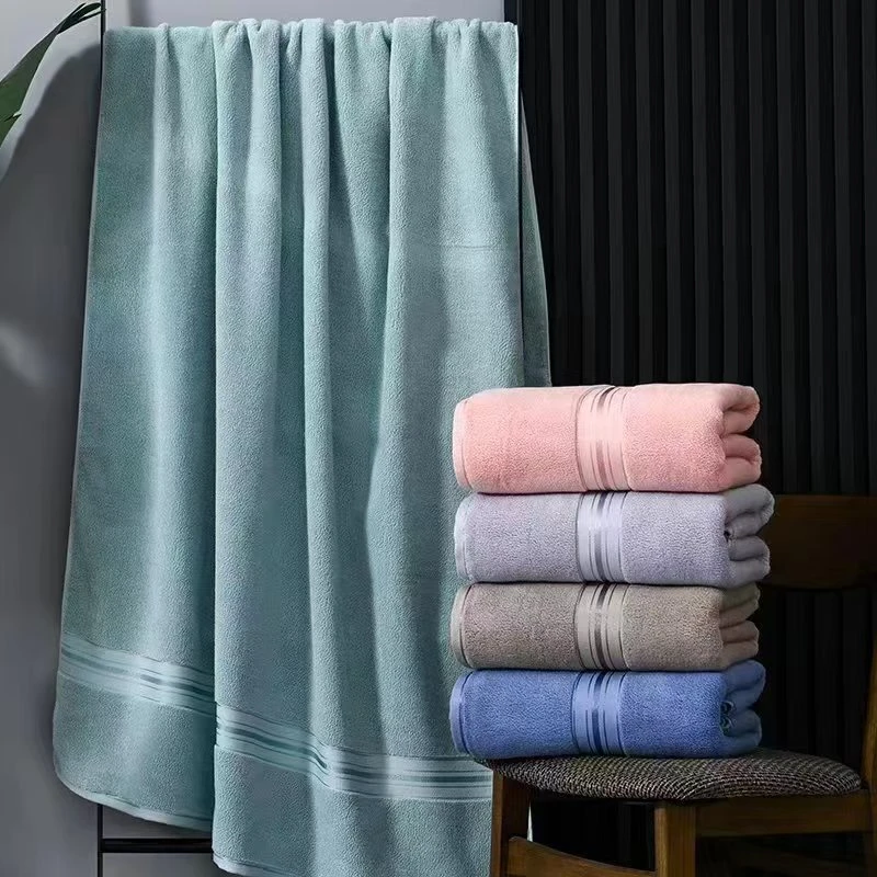 高品纯棉加大加厚90/180成人大浴巾一条装吸水柔软