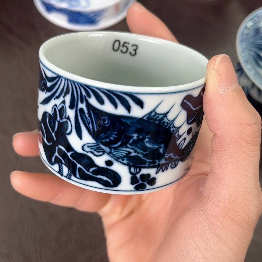 杯手绘高温瓷器瓷器