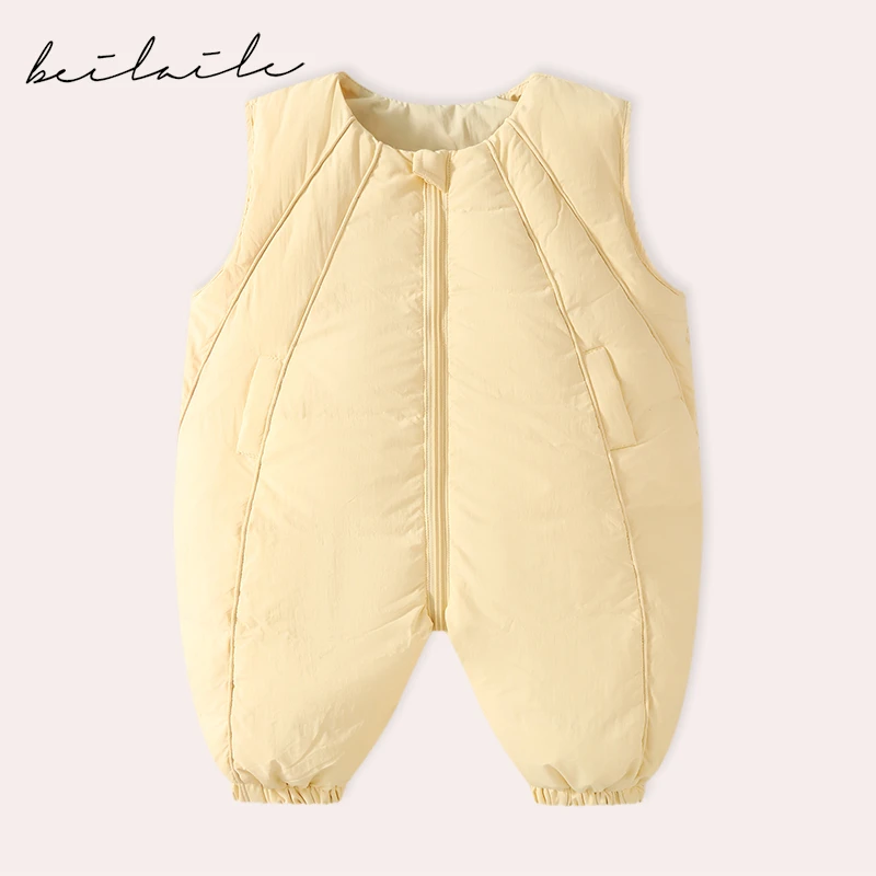 【羽绒冲锋加厚三防背带裤 小乐妈咪】背带婴儿童小童女童衣服L6