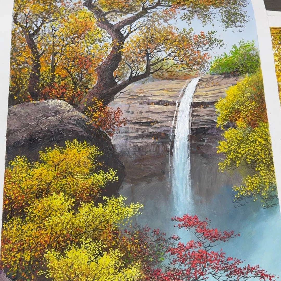 油画我也不知道为什么这么